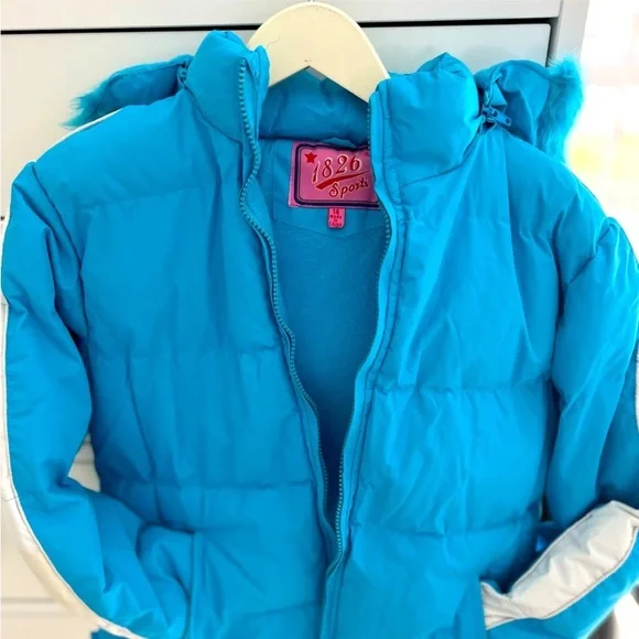 NWOT 1826 girls light blue with whitejacket. SZ 14